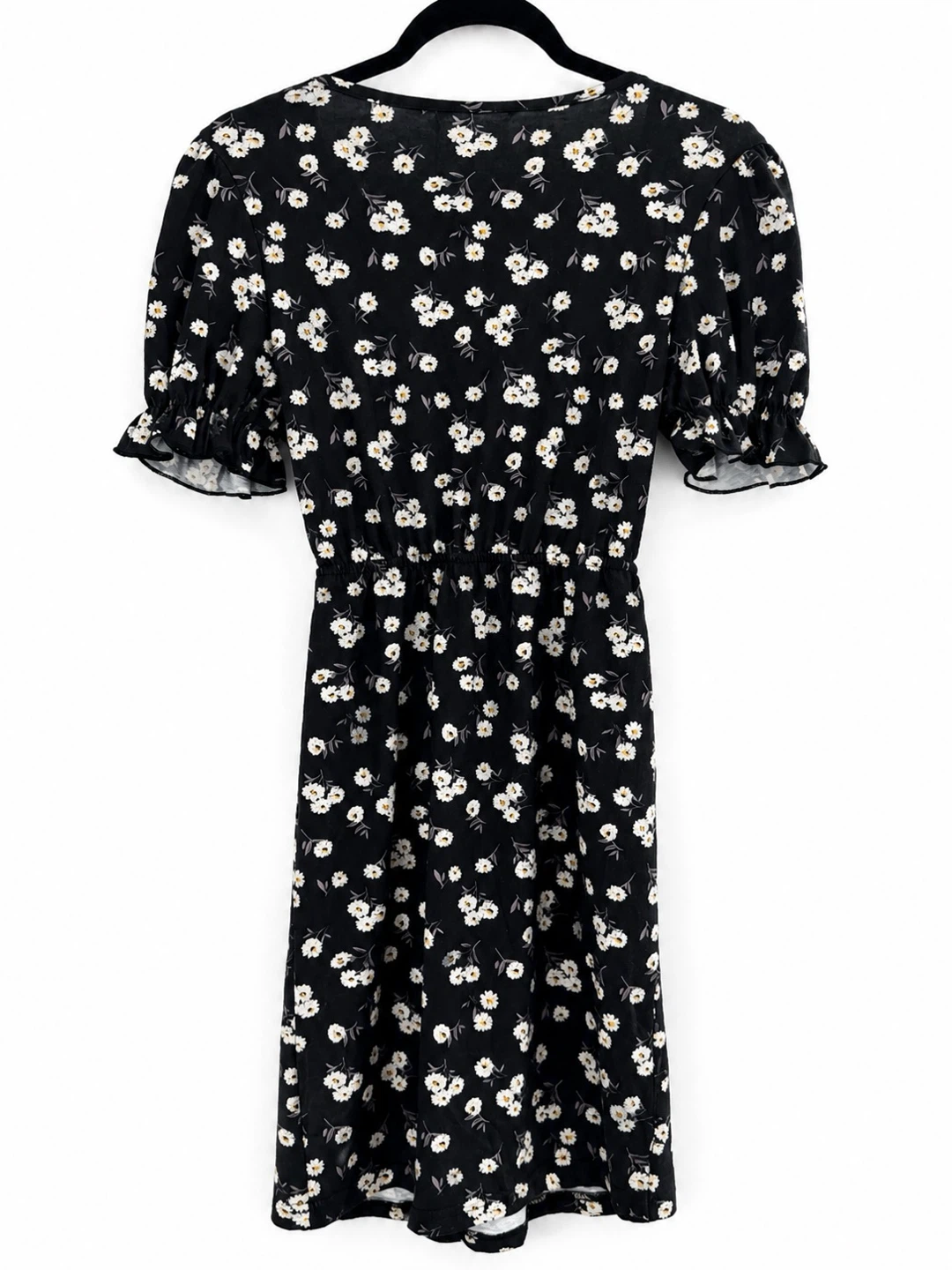 Black Floral Cutout Midi Dress - photo 3