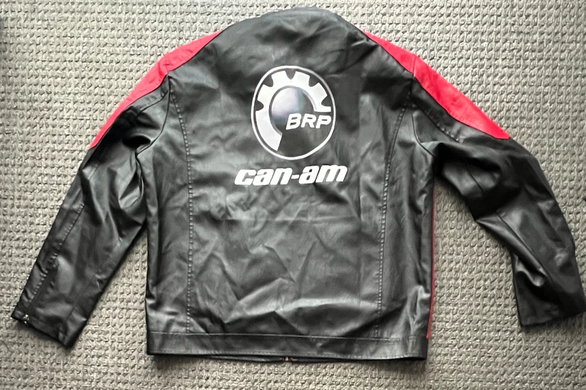 Can-Am BRP Faux Leather Racing Jacket - photo 2