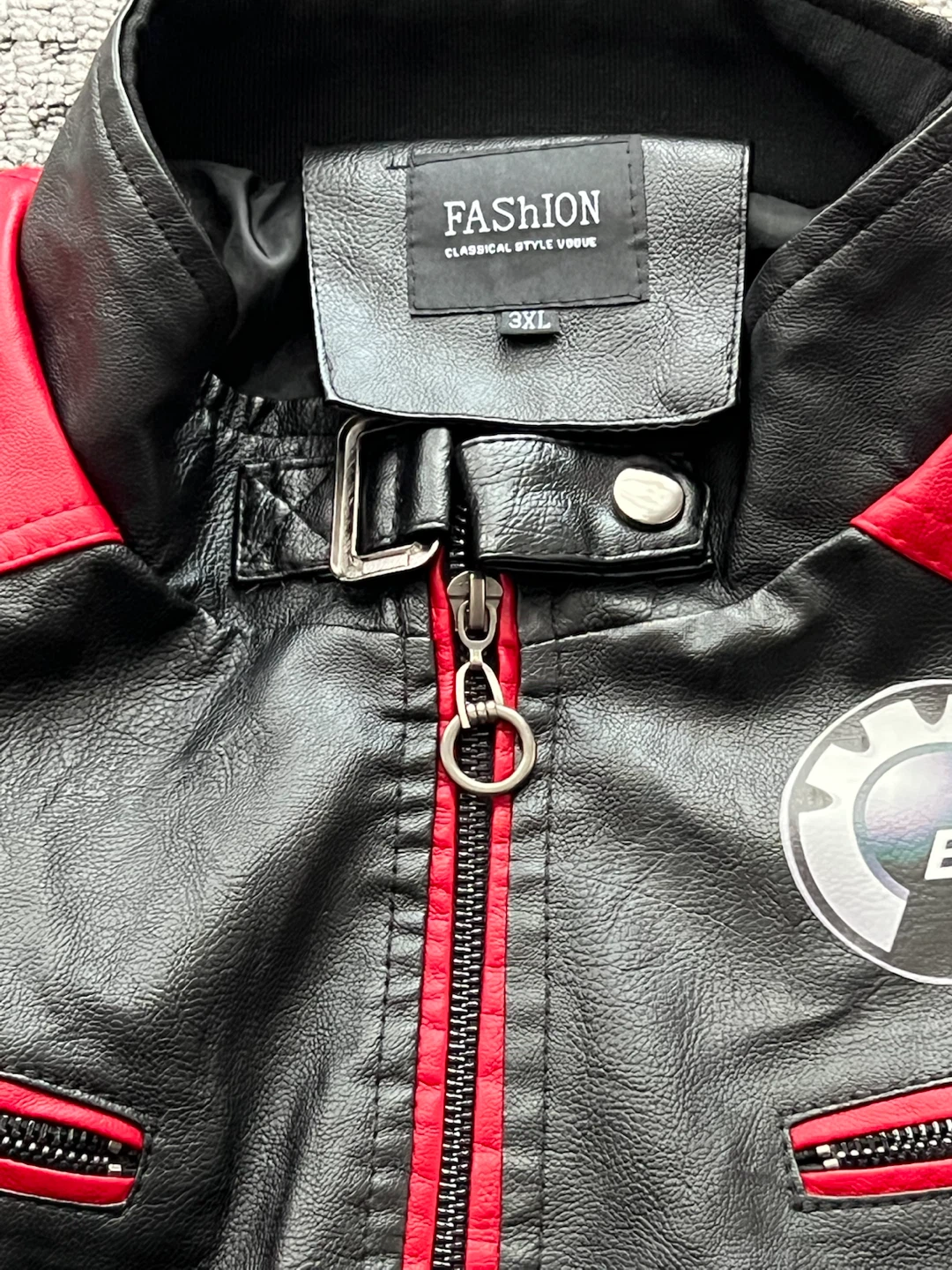 Can-Am BRP Faux Leather Racing Jacket - photo 3