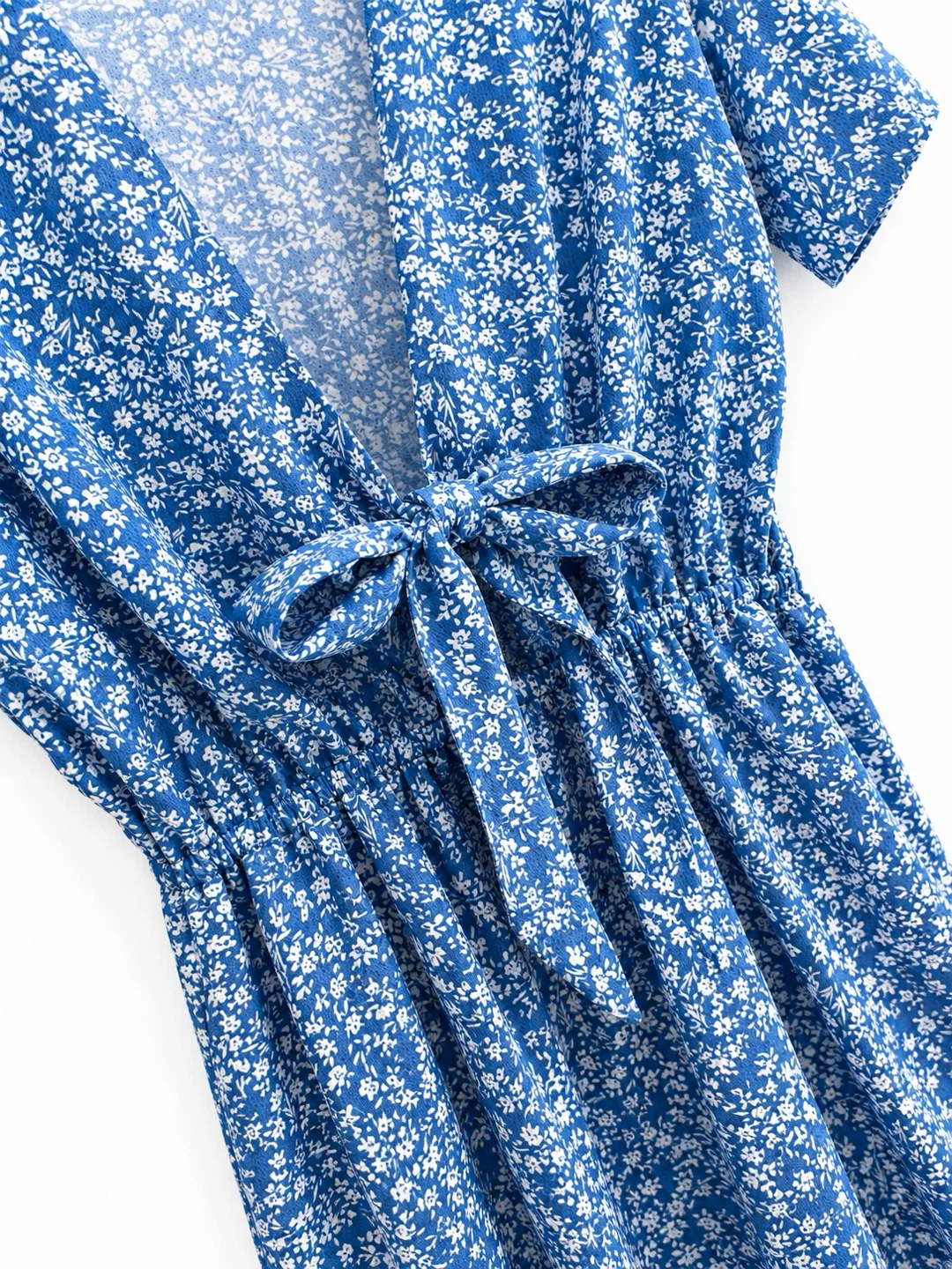 Blue floral romper - photo 2