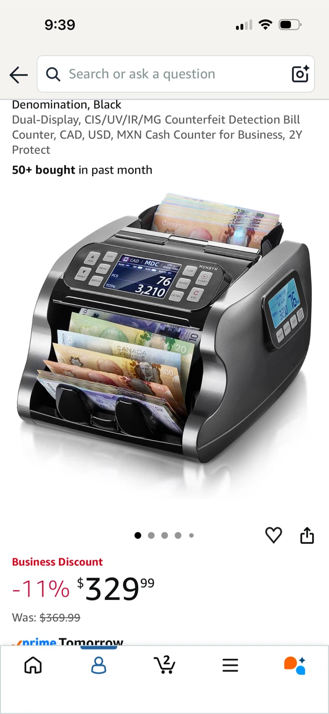 MUNBYN IMC22 Money Counter - photo 3