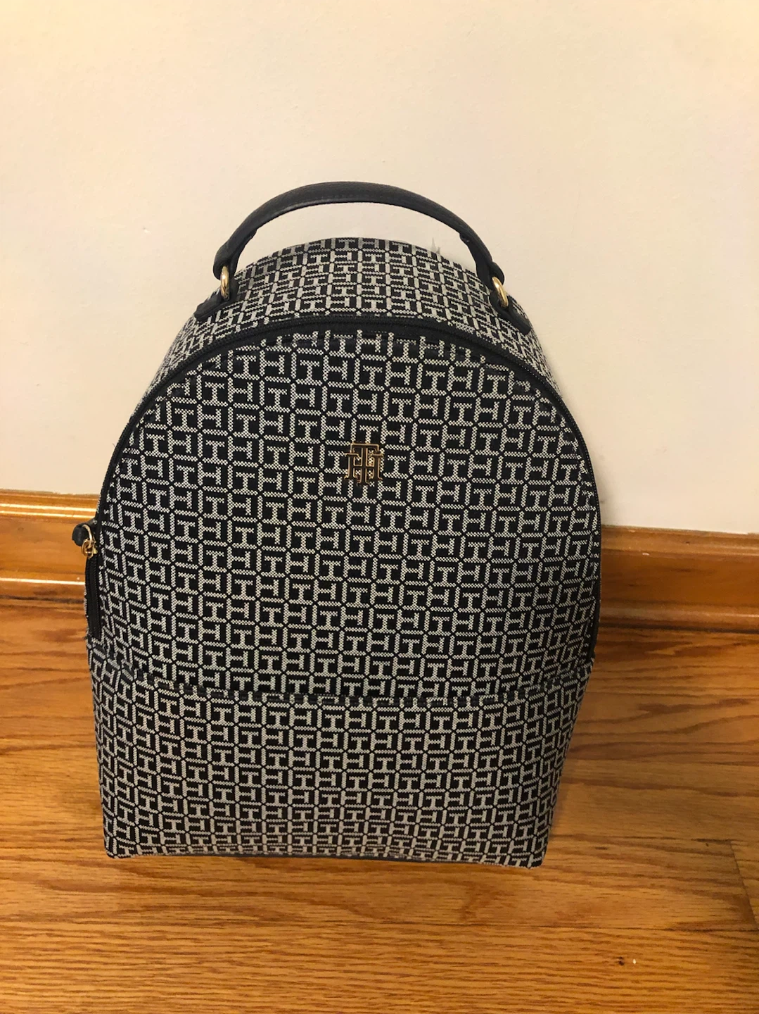 Tommy Hilfiger Backpack - Navy/White Monogram
