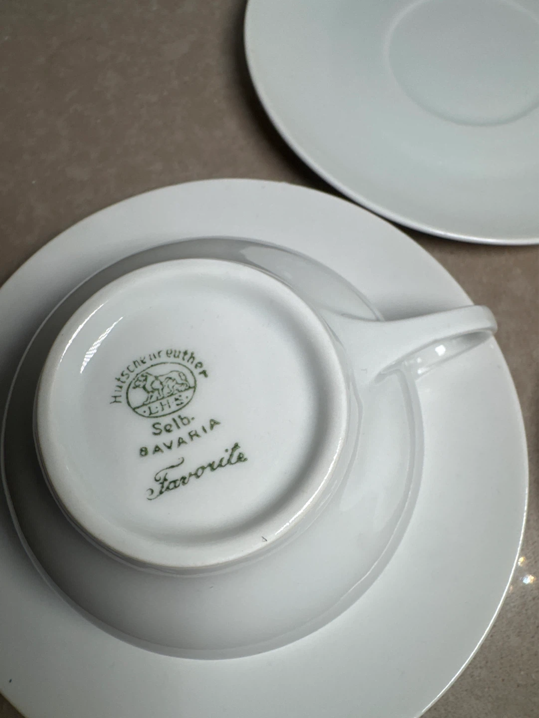 Hutschenreuther Bavaria "Favorite" Cup and Saucer Set - photo 2