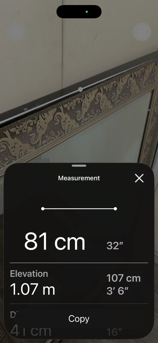 Ornate Framed Mirror - 81 cm - photo 2