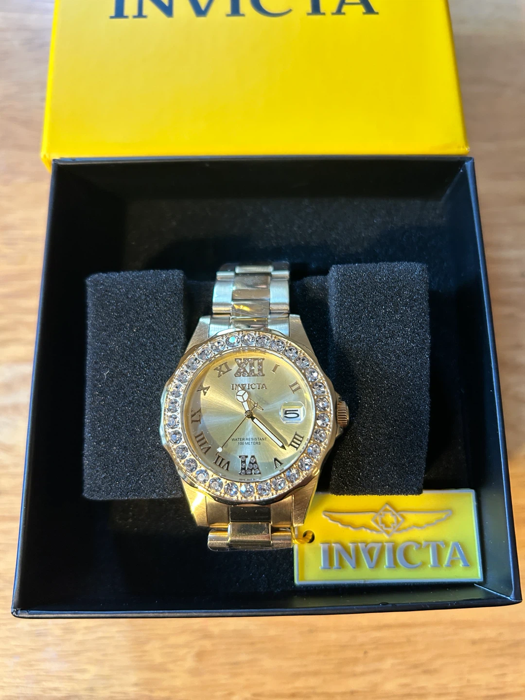 Invicta Gold Tone Watch w/ crystal accents - photo 2
