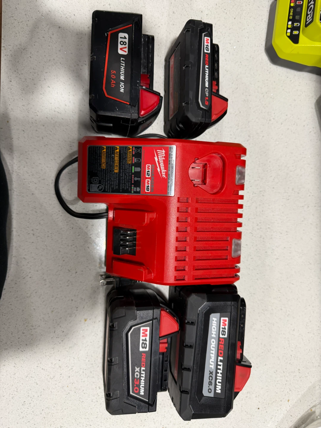 Milwaukee • Ryobi • DeWalt Batteries & Chargers - photo 2
