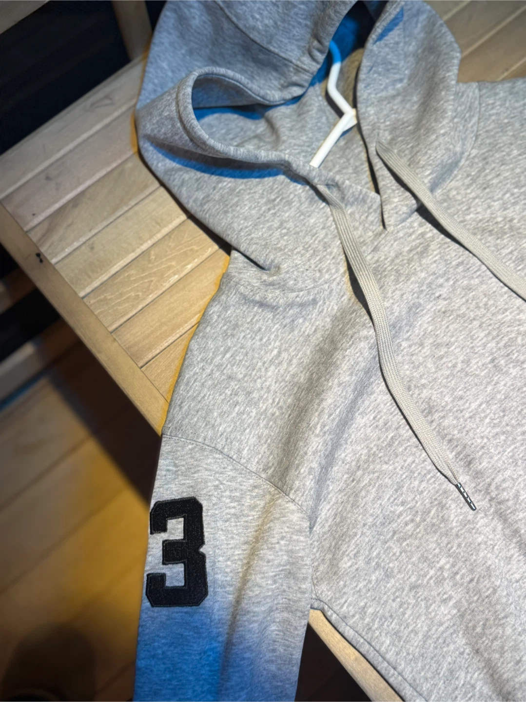Grey Polo Ralph Lauren Hoodie with Pony Logo - photo 4