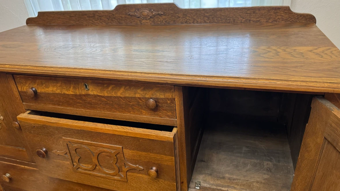 Antique Oak Sideboard/Dresser - photo 2