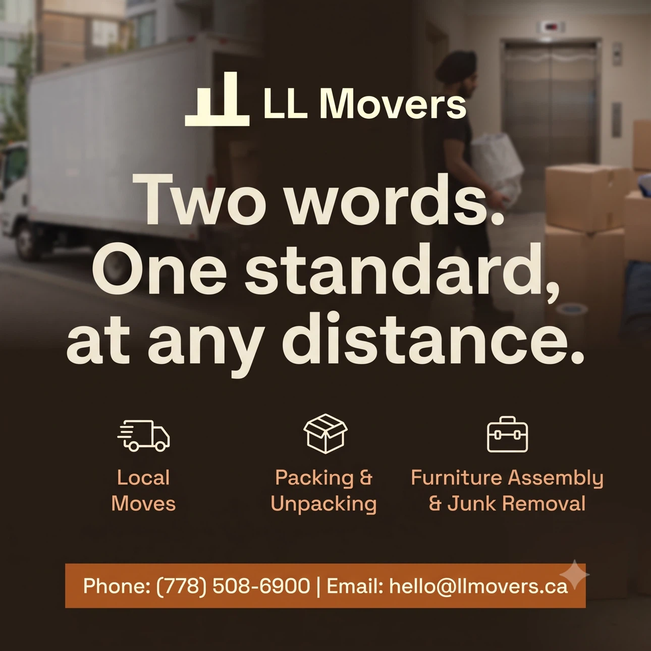 LL Movers Moving Truck
