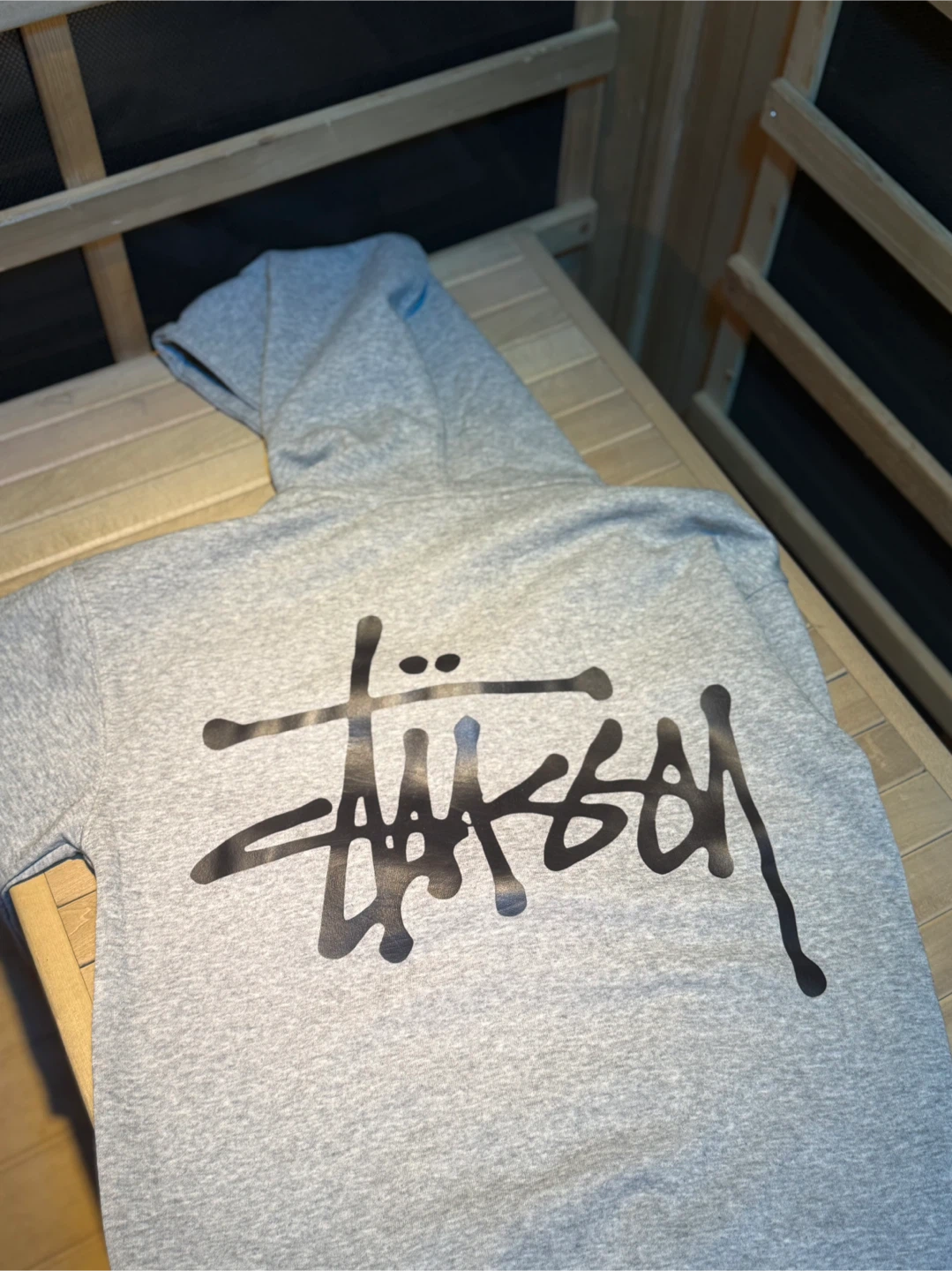 Stüssy Grey Zip-Up Hoodie - photo 2