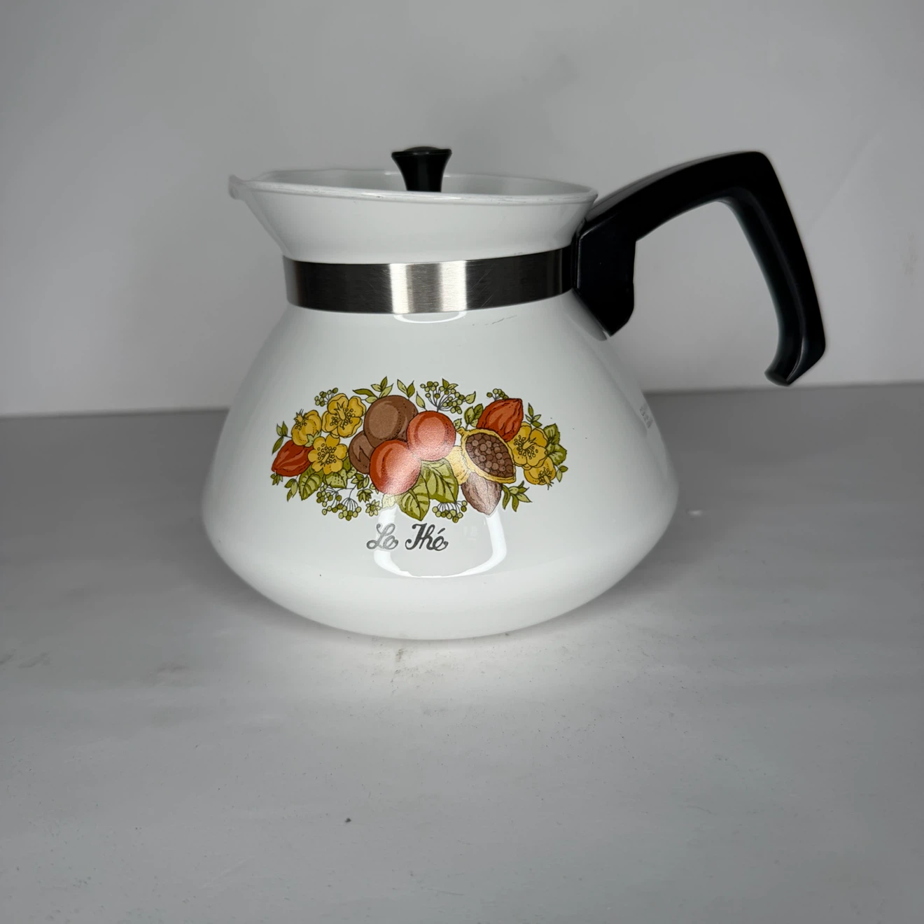 Corningware Wildflower 6 Cup Coffee Teapot Kettle
