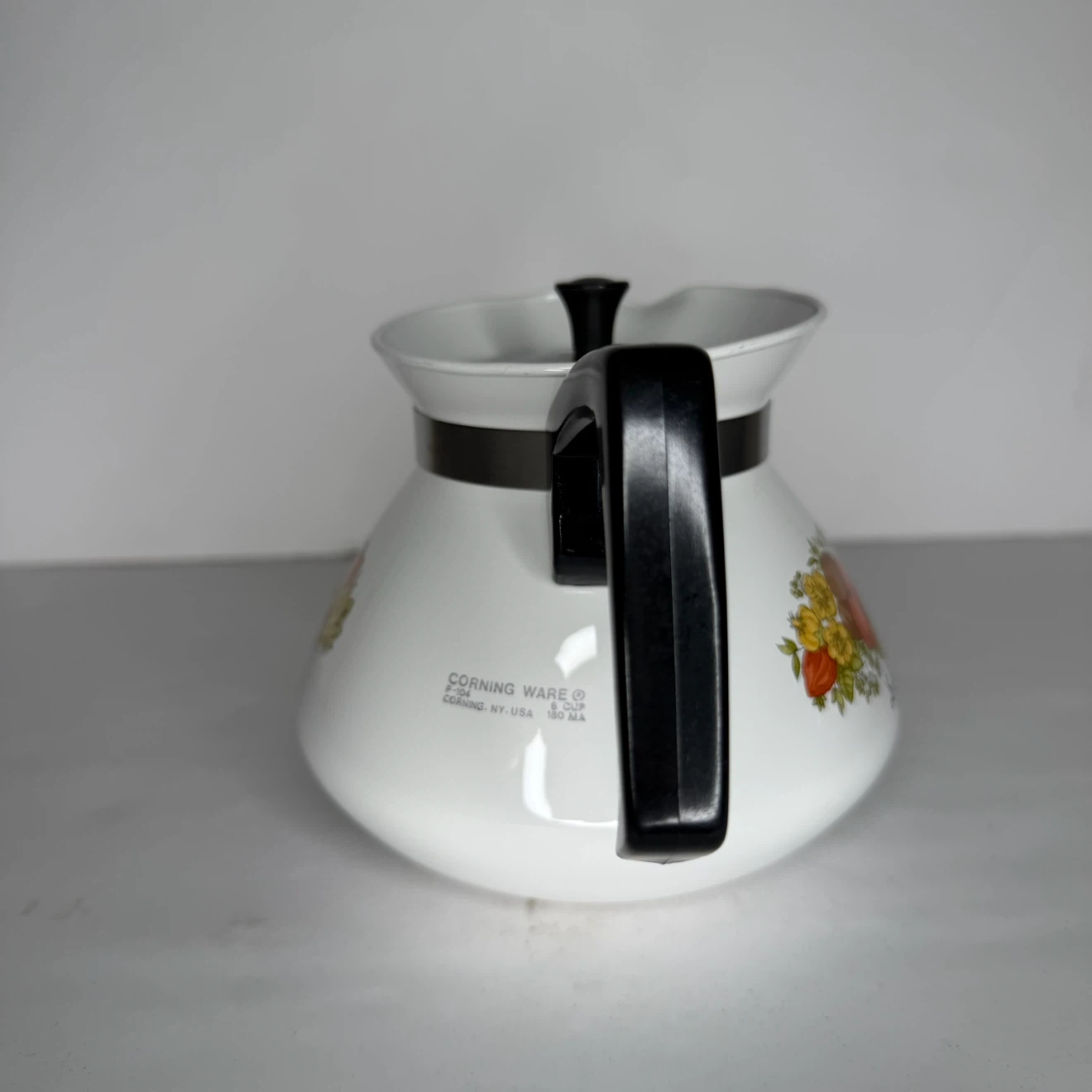 Corningware Wildflower 6 Cup Coffee Teapot Kettle - photo 2