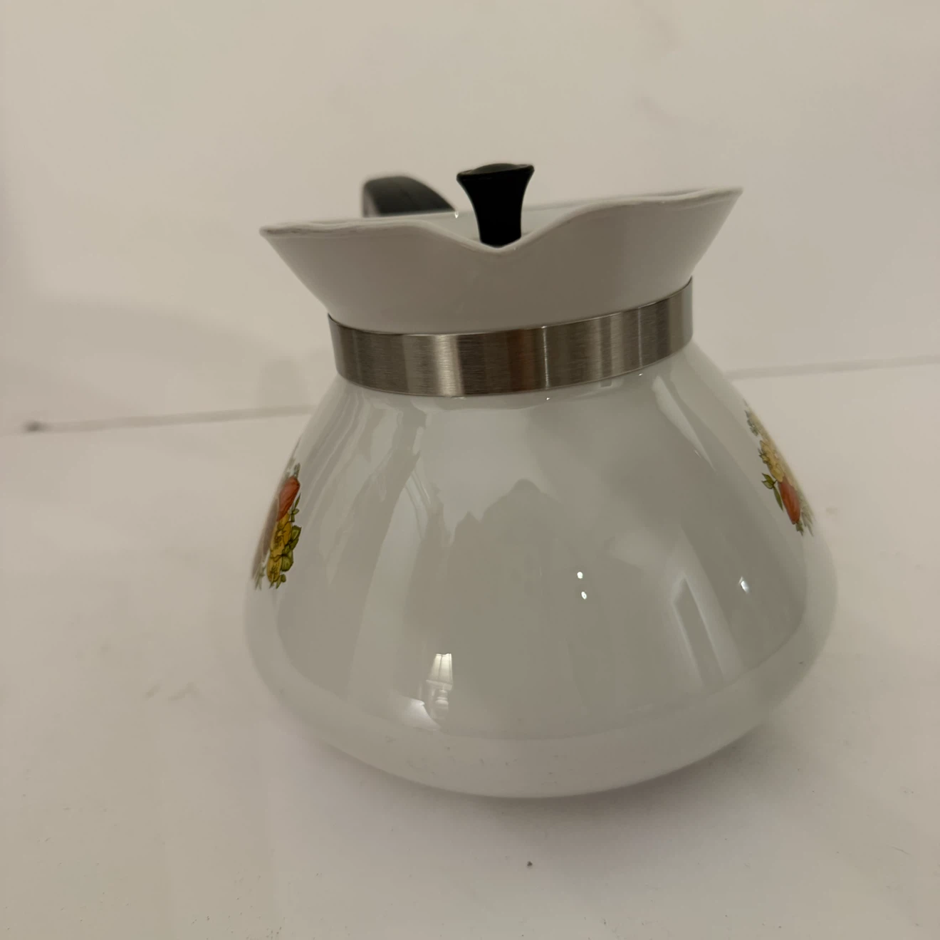 Corningware Wildflower 6 Cup Coffee Teapot Kettle - photo 4