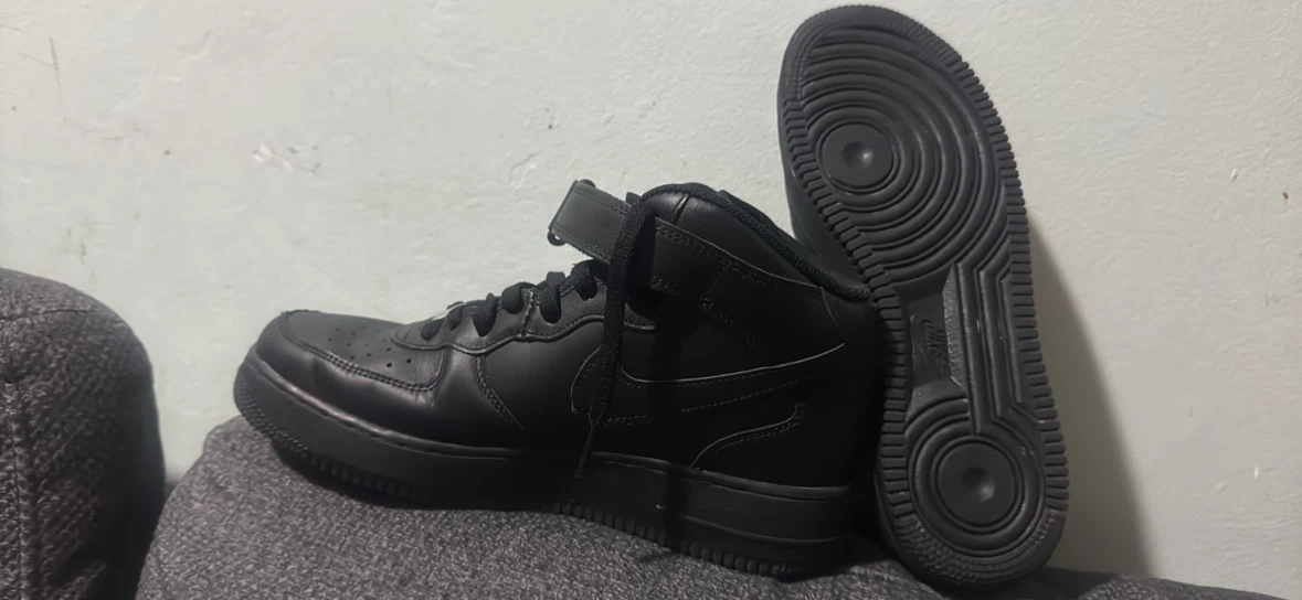 Nike Air Force 1 Mid Black - photo 2