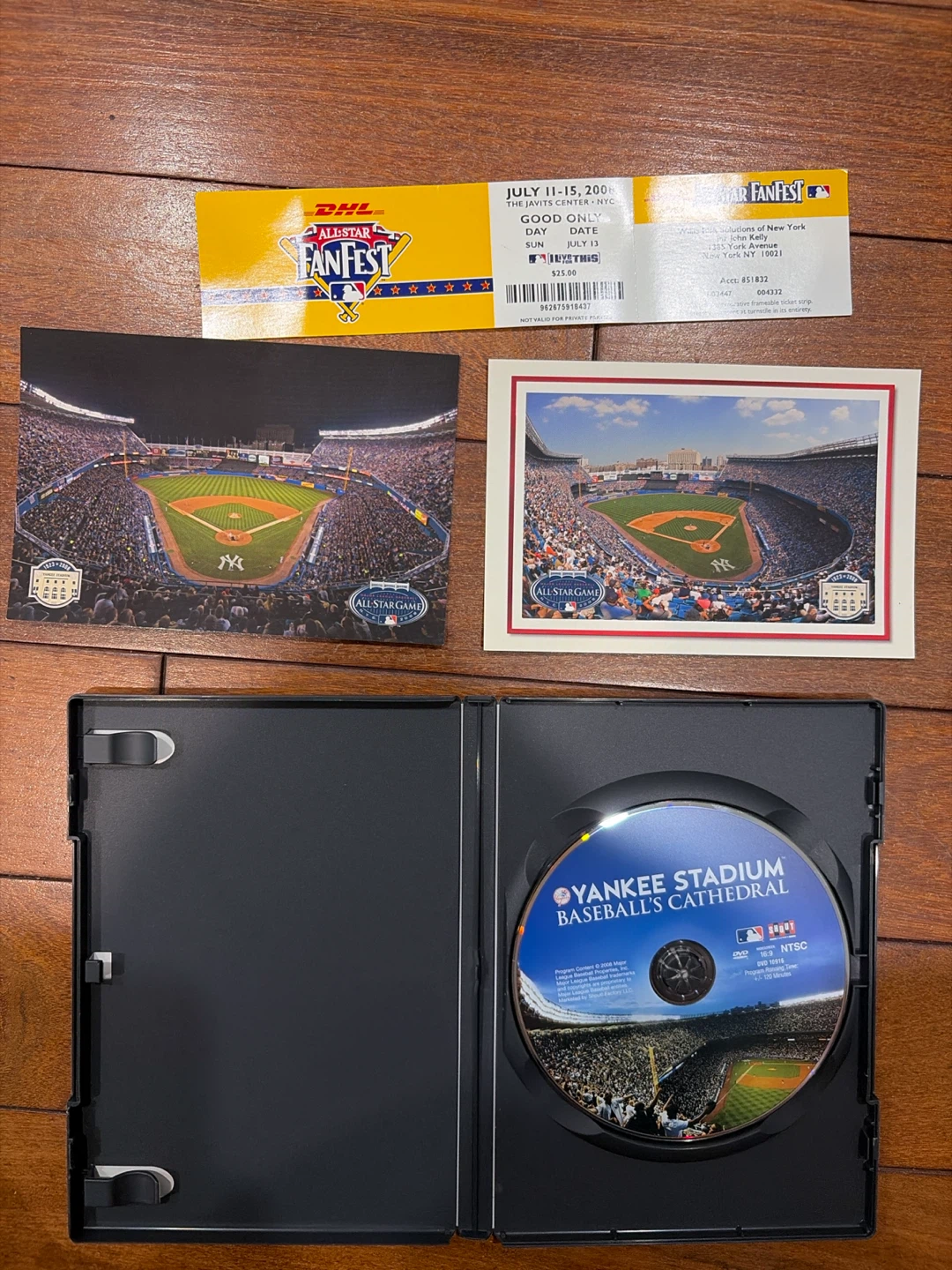 Yankee Stadium Baseball's Cathedral DVD and All-Star Fest Ticket - photo 3
