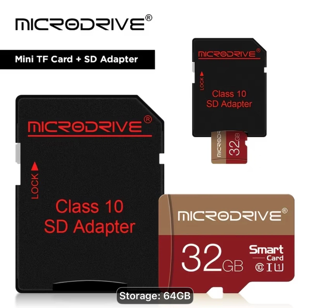 MICRODRIVE U3 SDHC Class 10 Memory Card. - photo 2