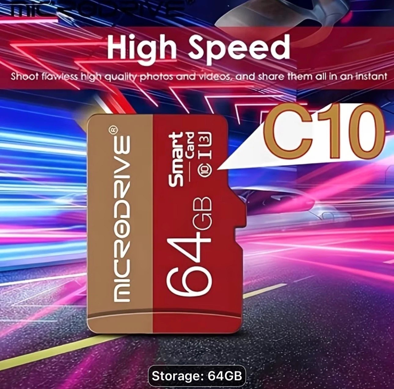 MICRODRIVE U3 SDHC Class 10 Memory Card. - photo 4