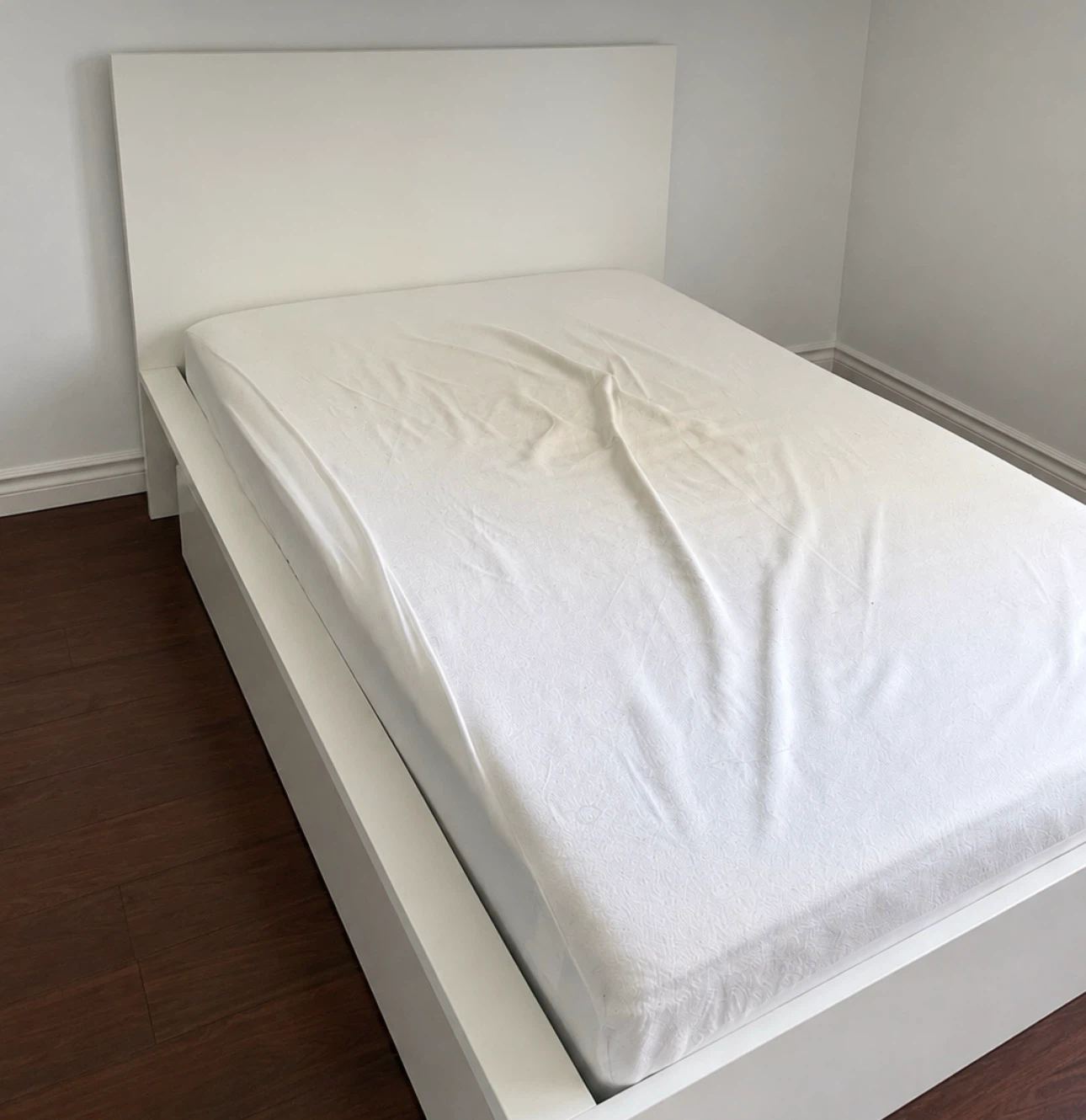 IKEA MALM Bed Frame, High, White, Twin
