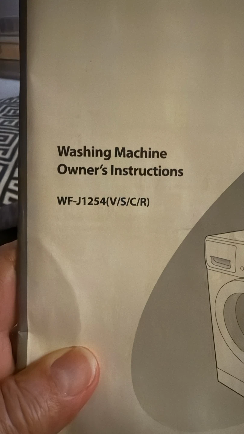 Samsung Front Load Washing Machine WF-J1254 - photo 4