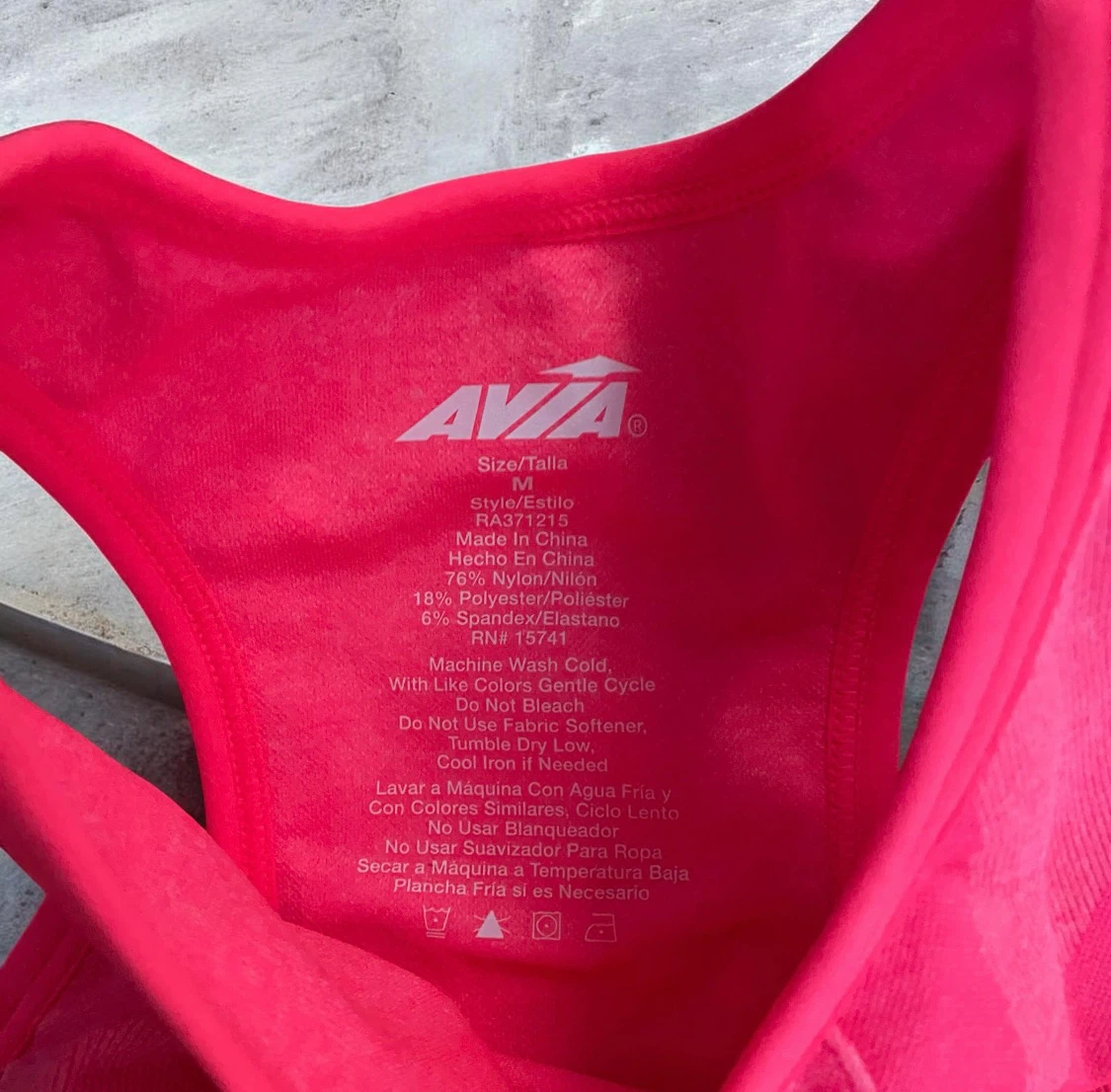 NEW Avia Sport Bra, Size M - photo 2