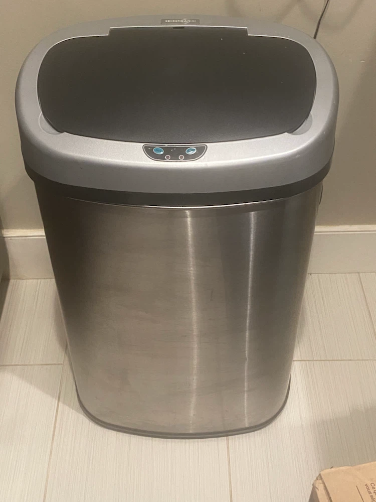 Automatic Stainless Steel Trash Can