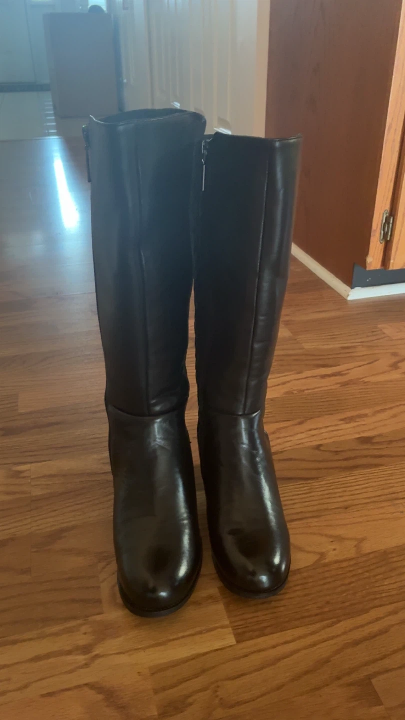 Black Knee-High Boots