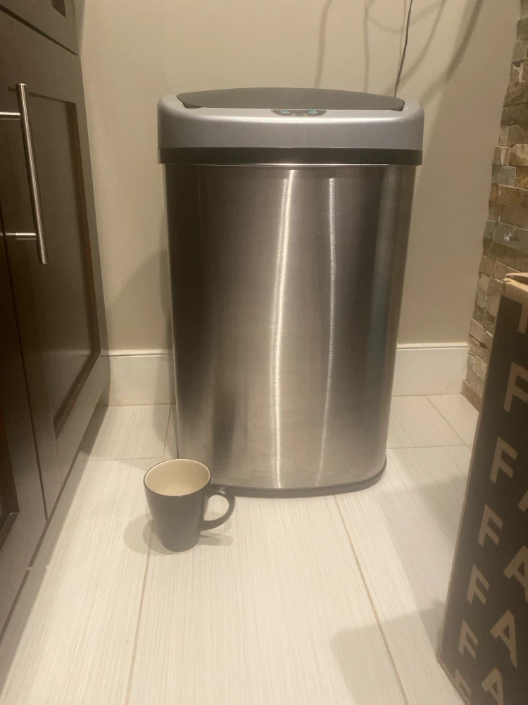 Automatic Stainless Steel Trash Can - photo 2
