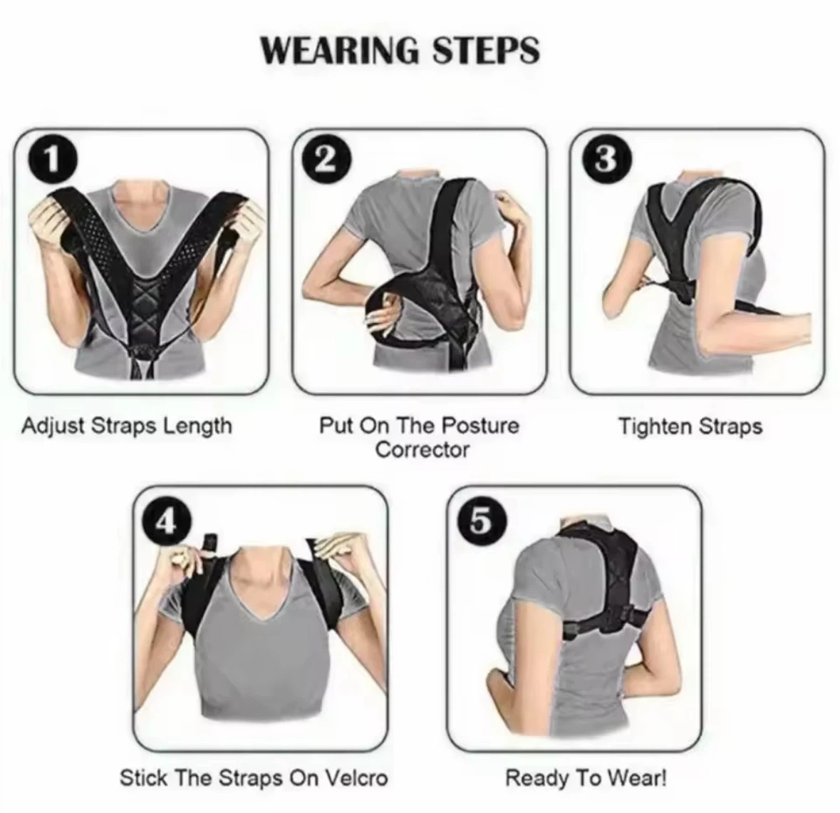 BeeChip Straight Back Posture Corrector - photo 4