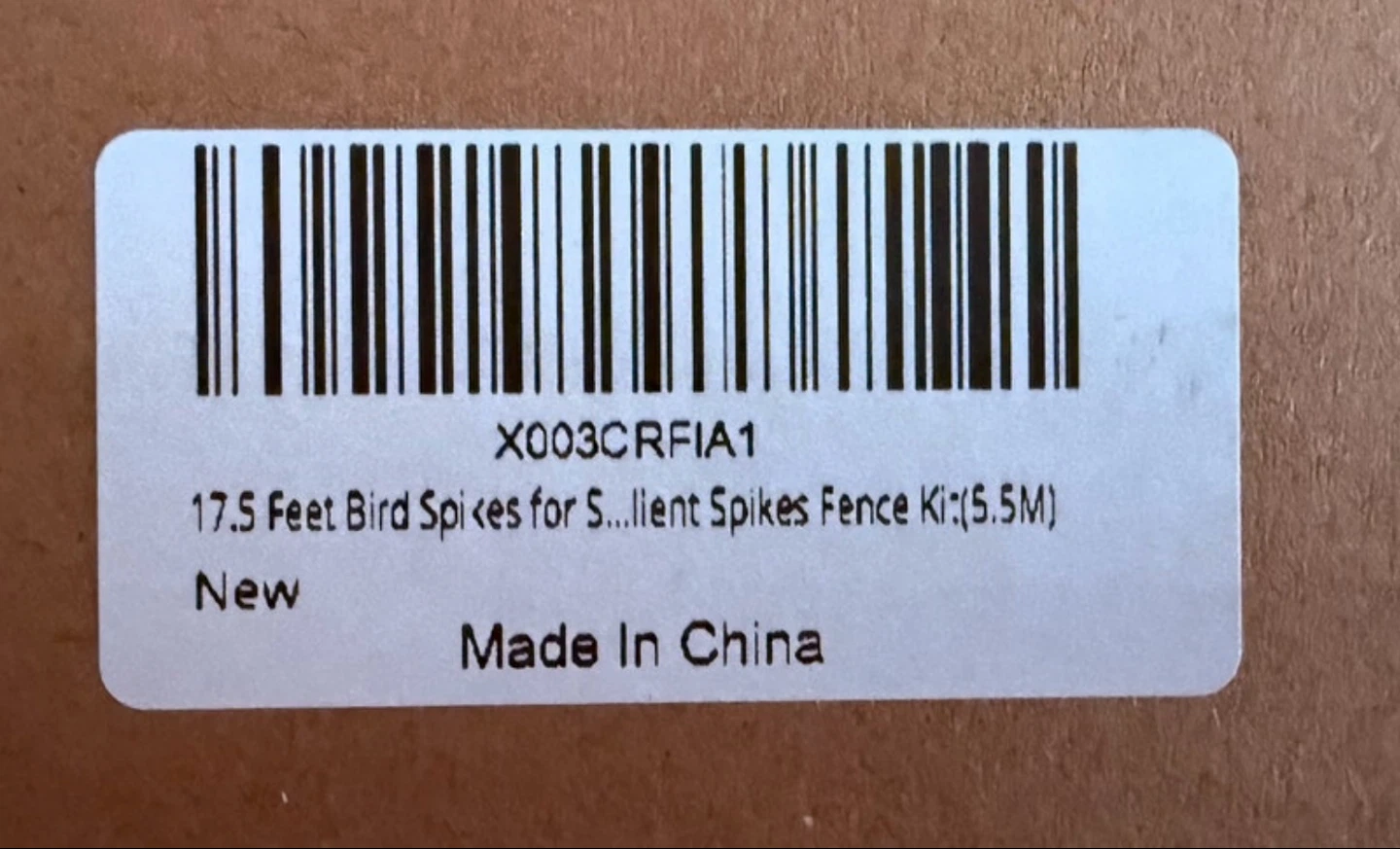 Anti-Bird/Wildlife Spike Kit 17.5 ft/5.5 ft - New - photo 5