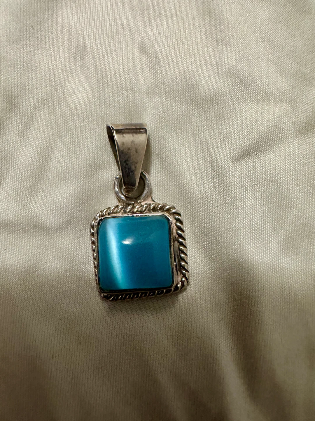 Sterling Silver Turquoise Pendant
