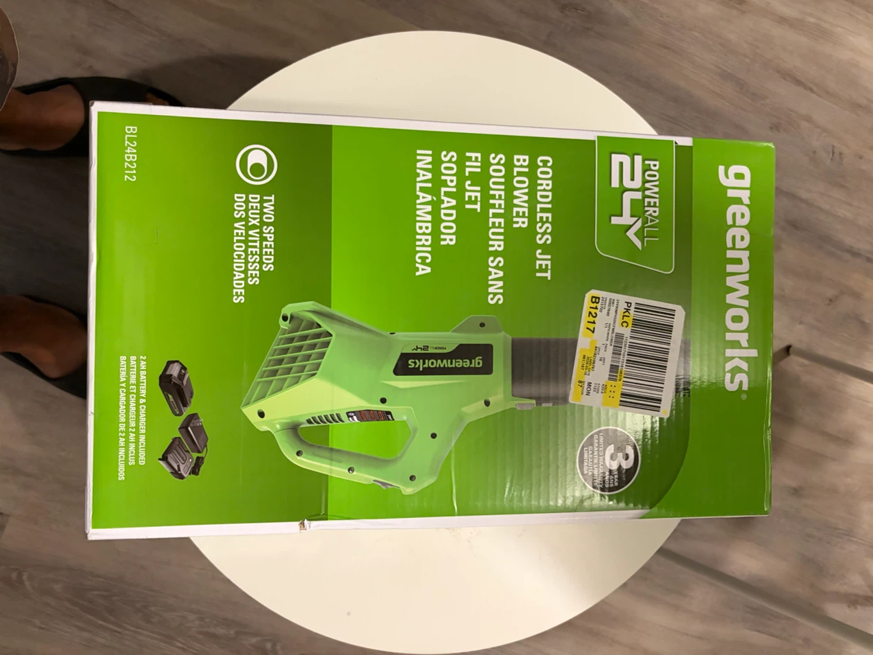 Greenworks 24V Cordless Jet Blower BL24B212 - photo 3