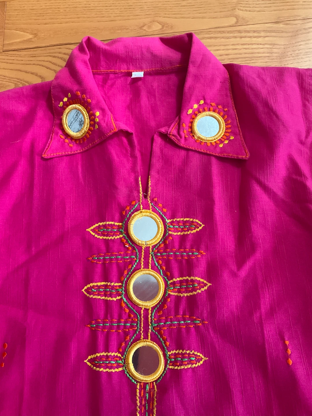 Fuchsia Knee-length Tunic/Summer Kurti/Dress - Size 36 (S?) - photo 3