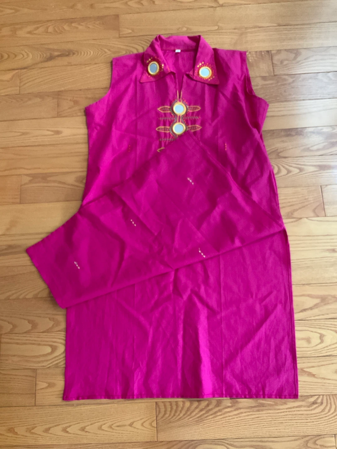 Fuchsia Knee-length Tunic/Summer Kurti/Dress - Size 36 (S?) - photo 4