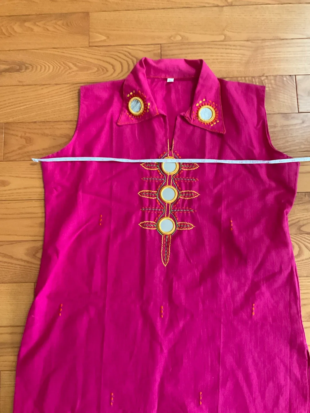 Fuchsia Knee-length Tunic/Summer Kurti/Dress - Size 36 (S?) - photo 5