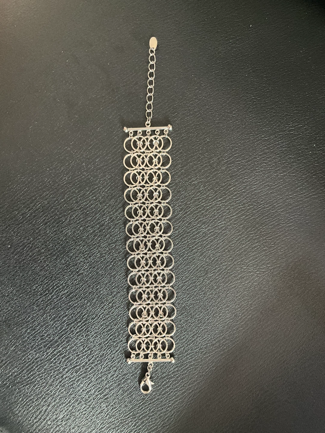 Silver Tone Chain Link Bracelet