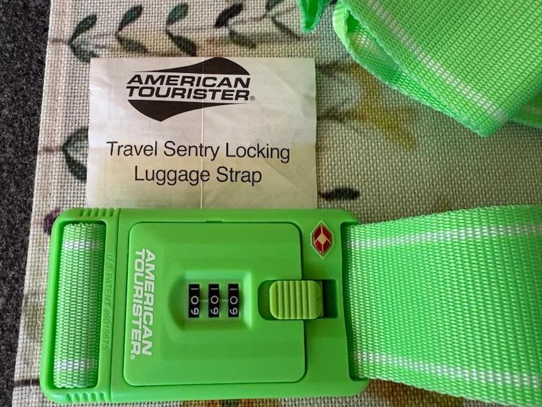 American Tourister Travel Sentry Locking Luggage Strap