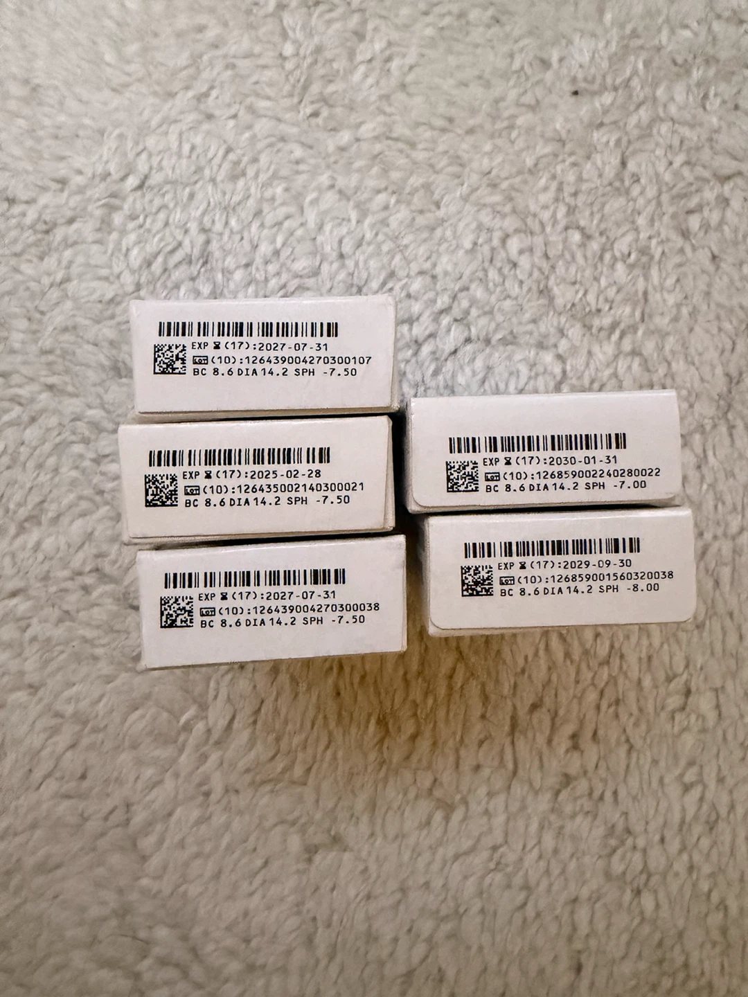 Monthly lenses