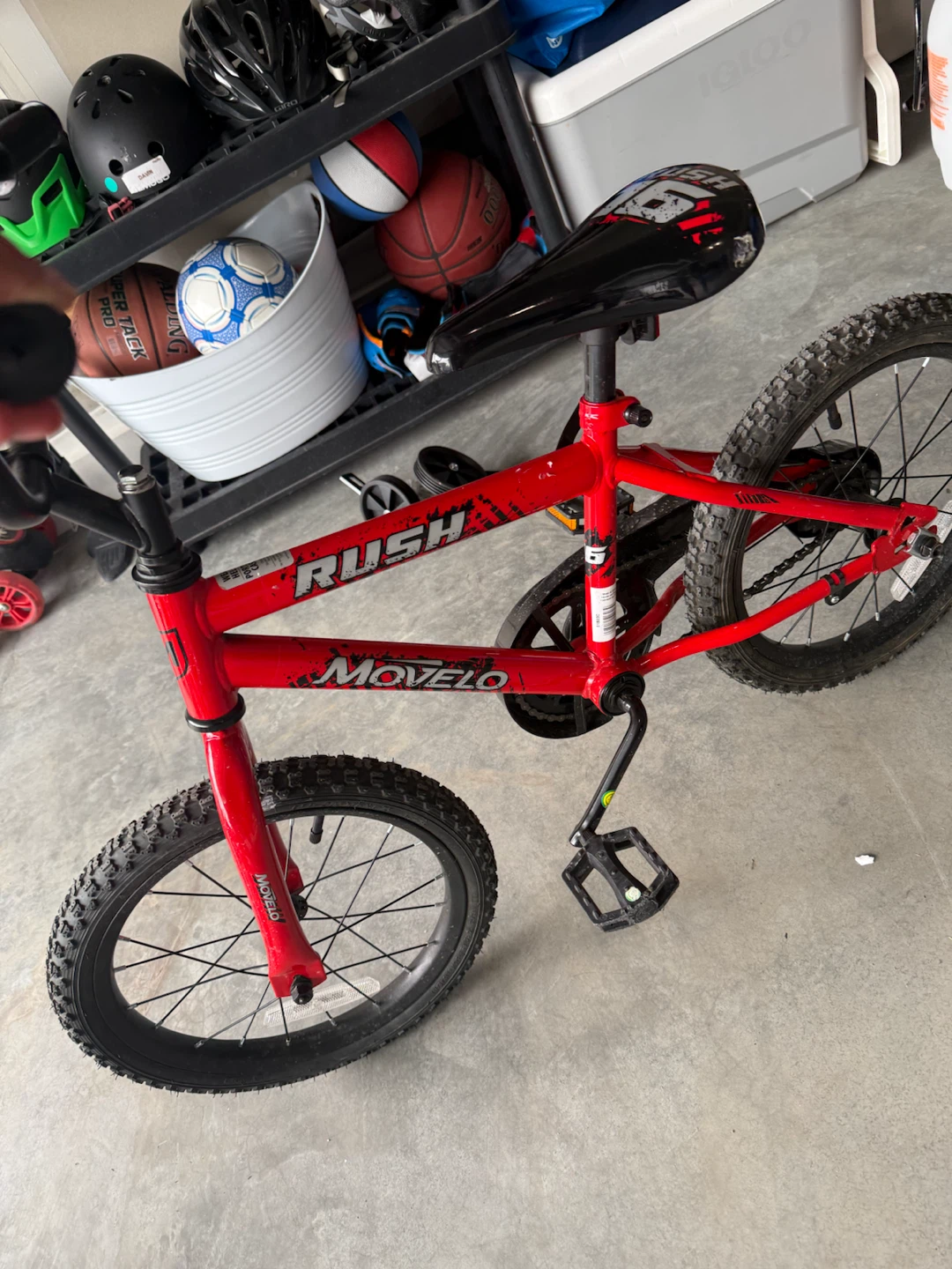 Red Movelo Rush Kids Bike - 16