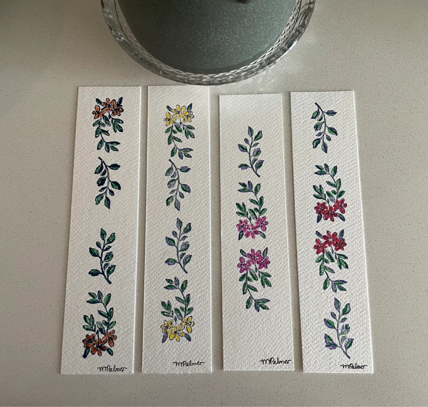 Watercolor bookmarks - photo 5