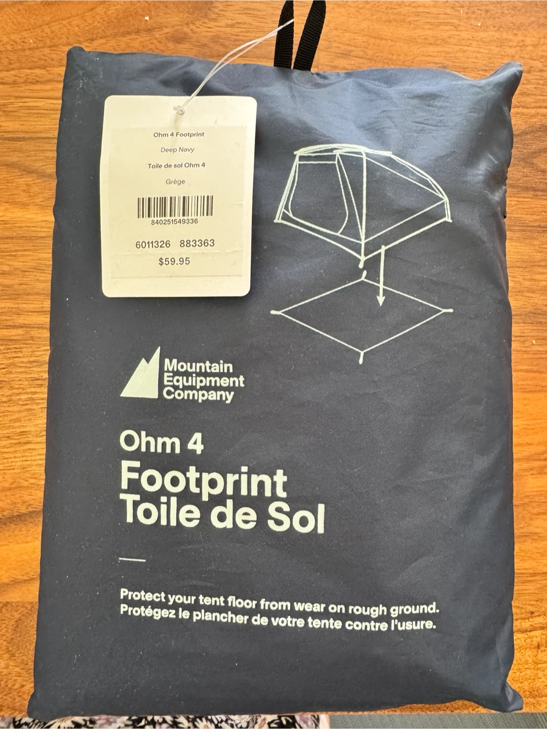 MEC Ohm 4 tent Footprint (BRAND NEW)