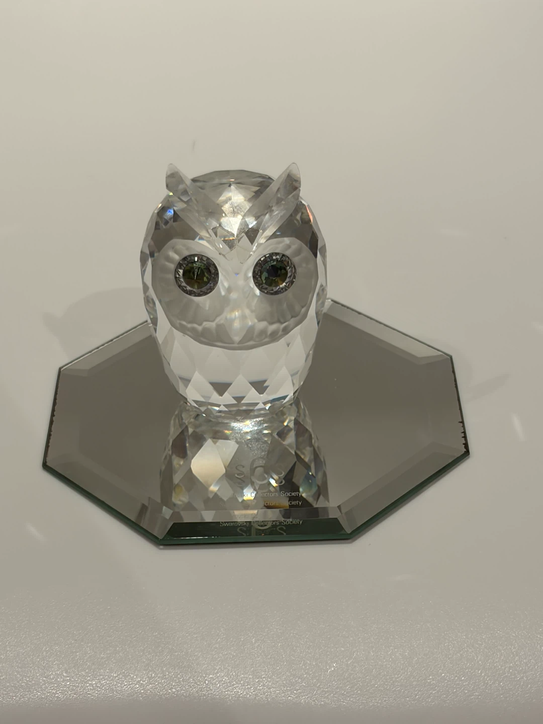 Swarovski Crystal Owl Figurine