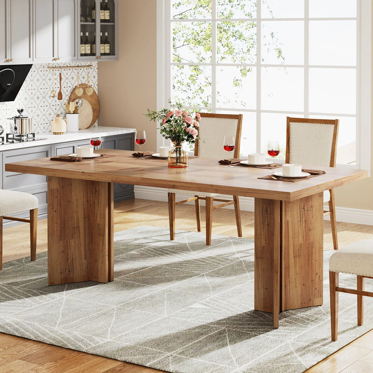 Rectangular Dining Table - Wood