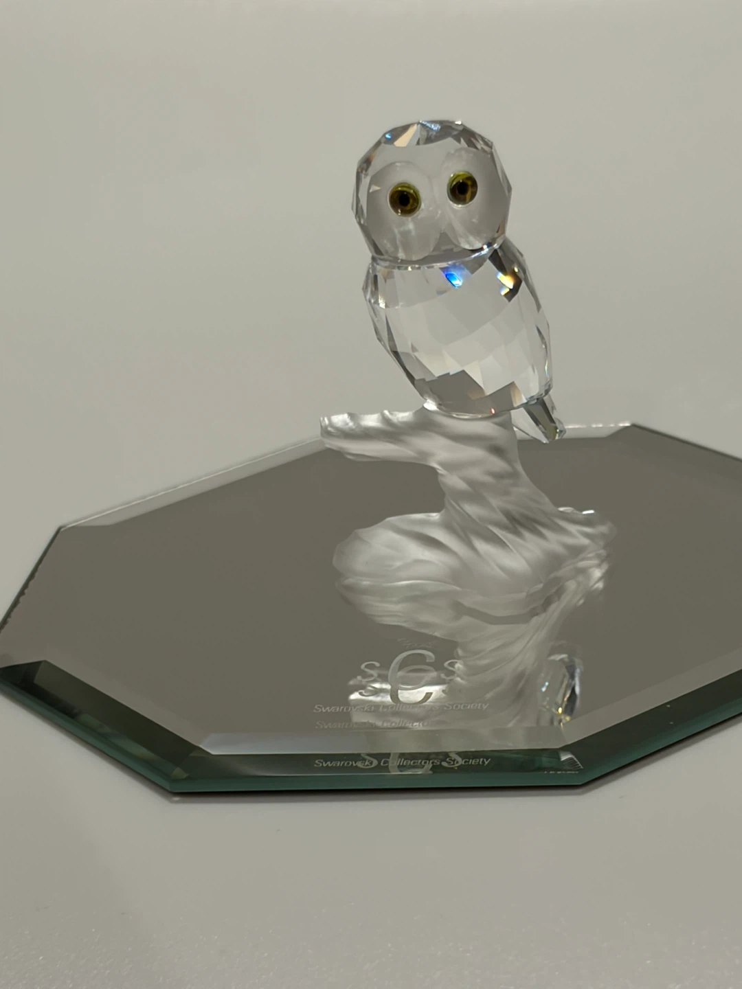 Swarovski Crystal Owl Figurine