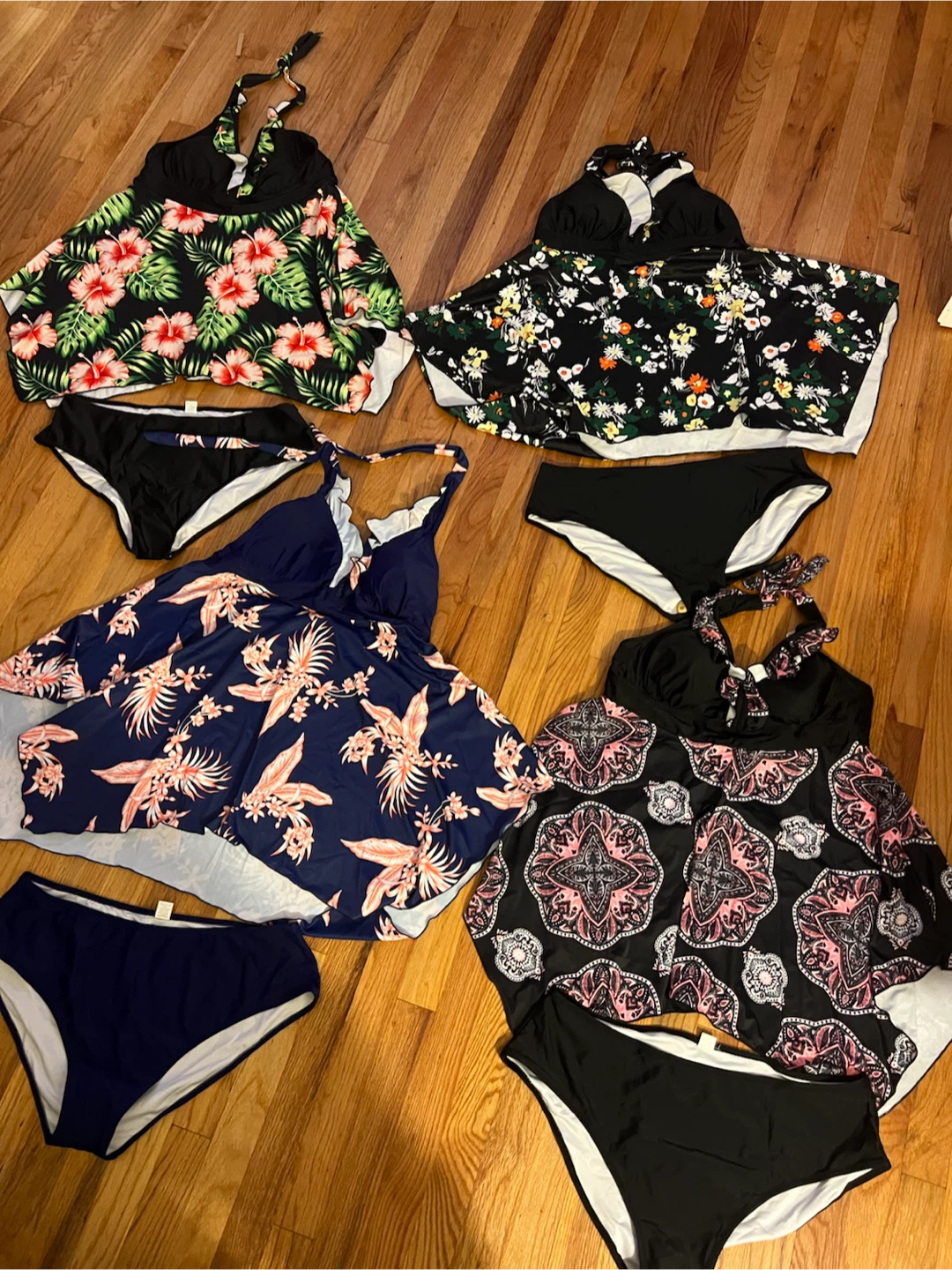 Women's Swimsuit Tankini Tops and Bottoms