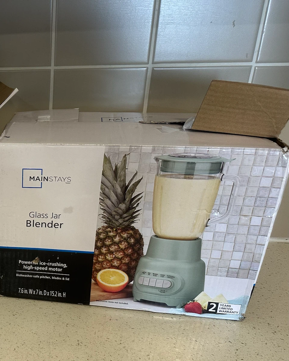 Mainstays Glass Jar Blender