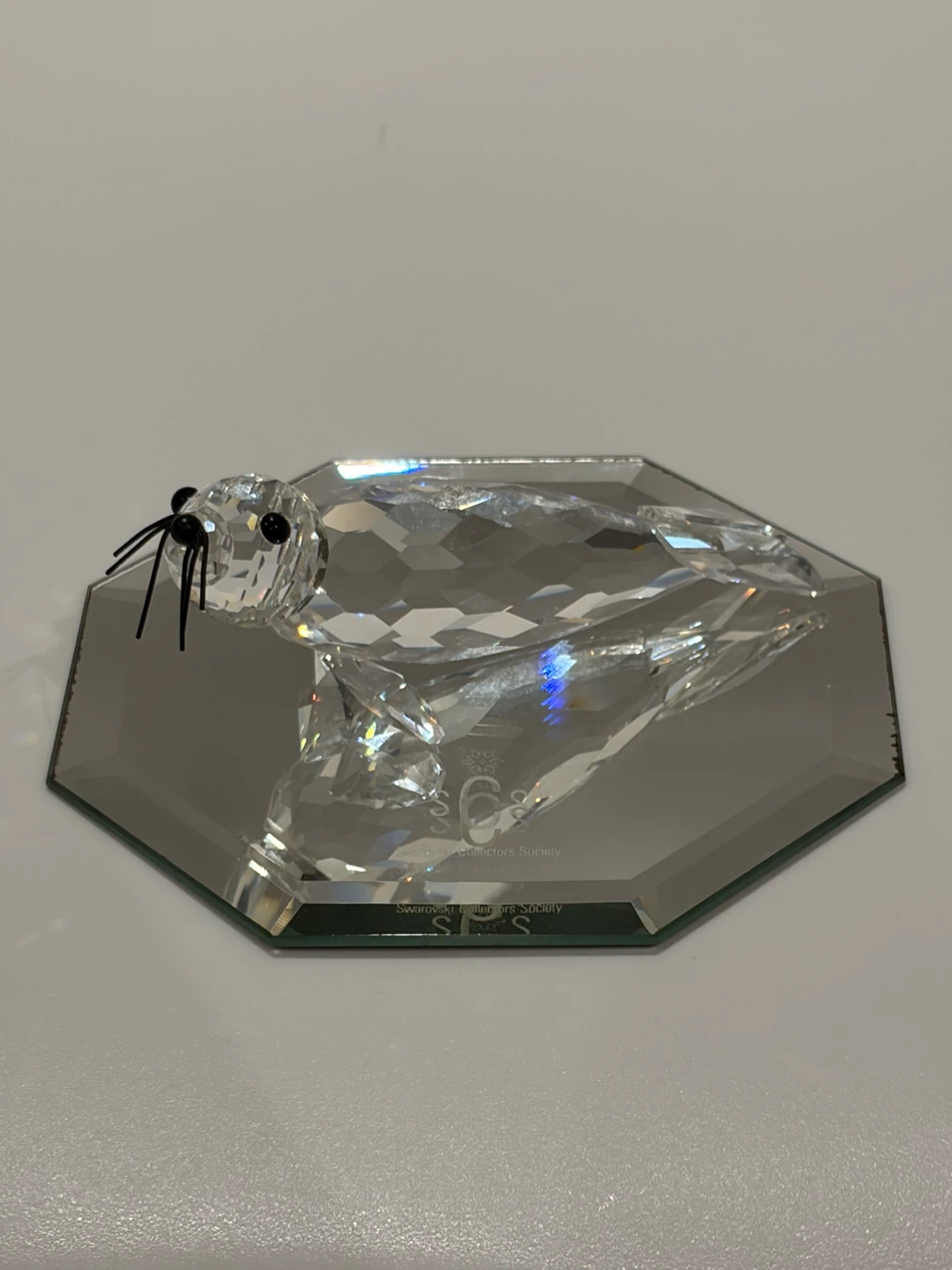 Swarovski Crystal Seal Figurine