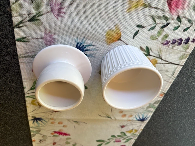 White Ceramic butter Dish - photo 3