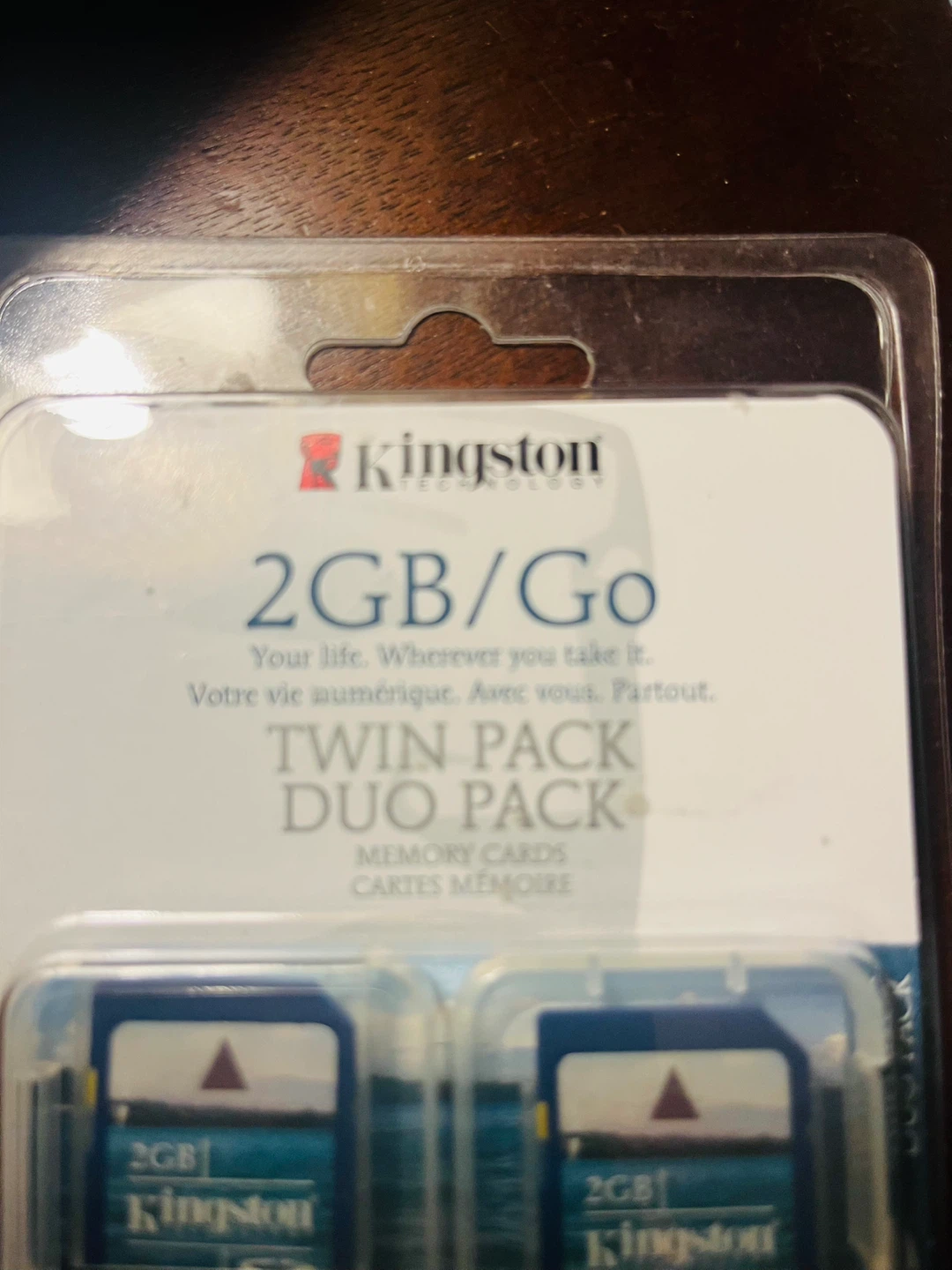 NEW 2 GB SD Memory Card Twin Pack Kingston - photo 2