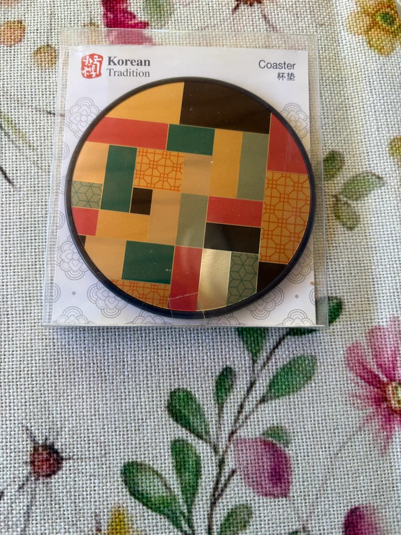 Korean Tradition Coasters Set of 4