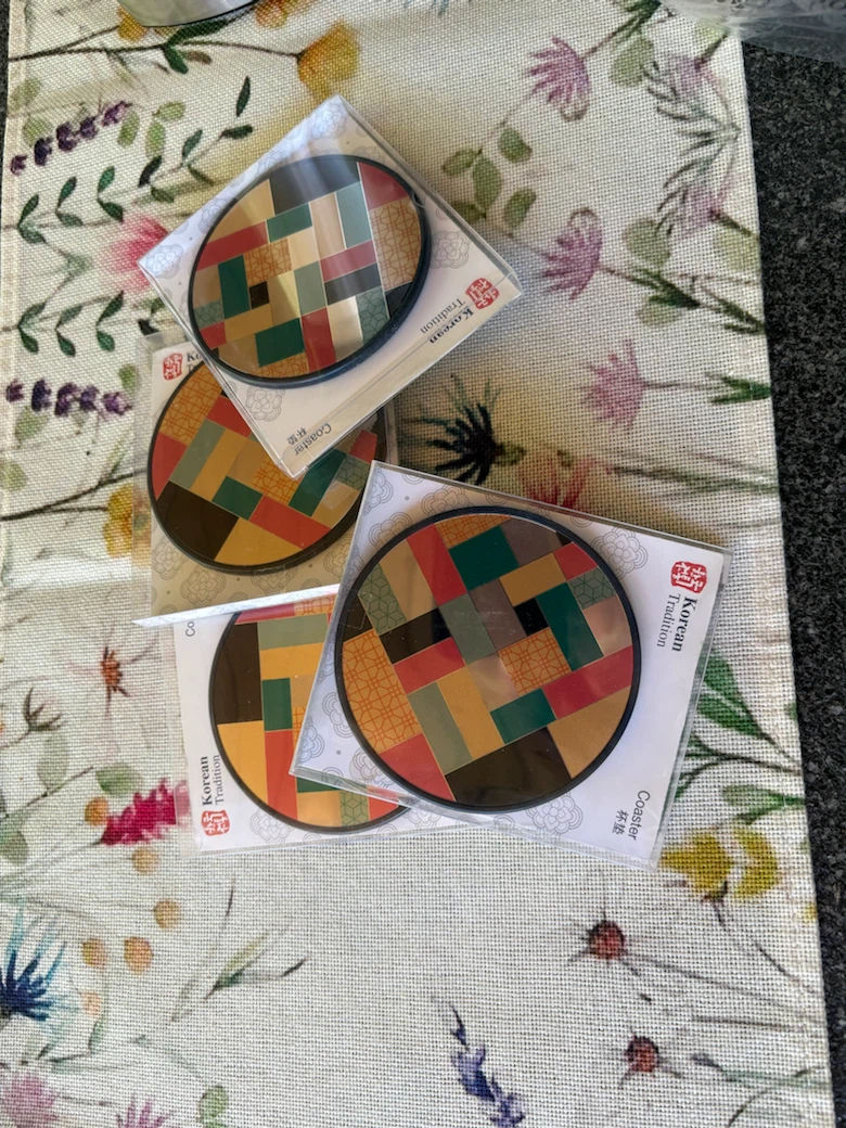 Korean Tradition Coasters Set of 4 - photo 2